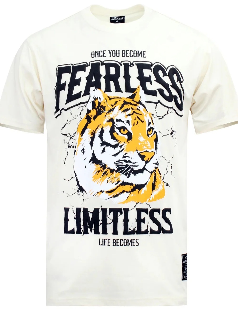 Victorious Graphic Tee - Unisex - Off White